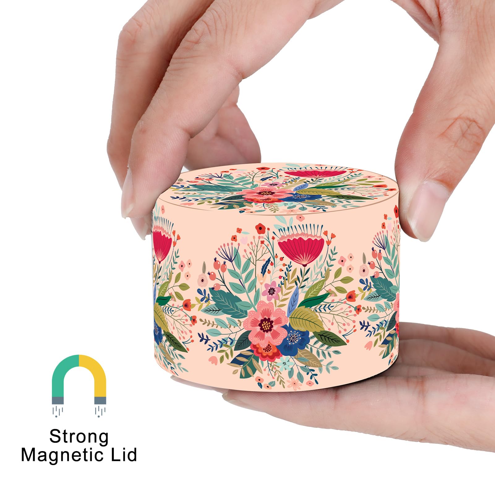 2.5 Inch Floral Herb Grinder - Large Metal Spice Grinder for Kitchen, Cooking & Baking - Perfect for Grinding Herbs, Spices, Coffee & Seasonings