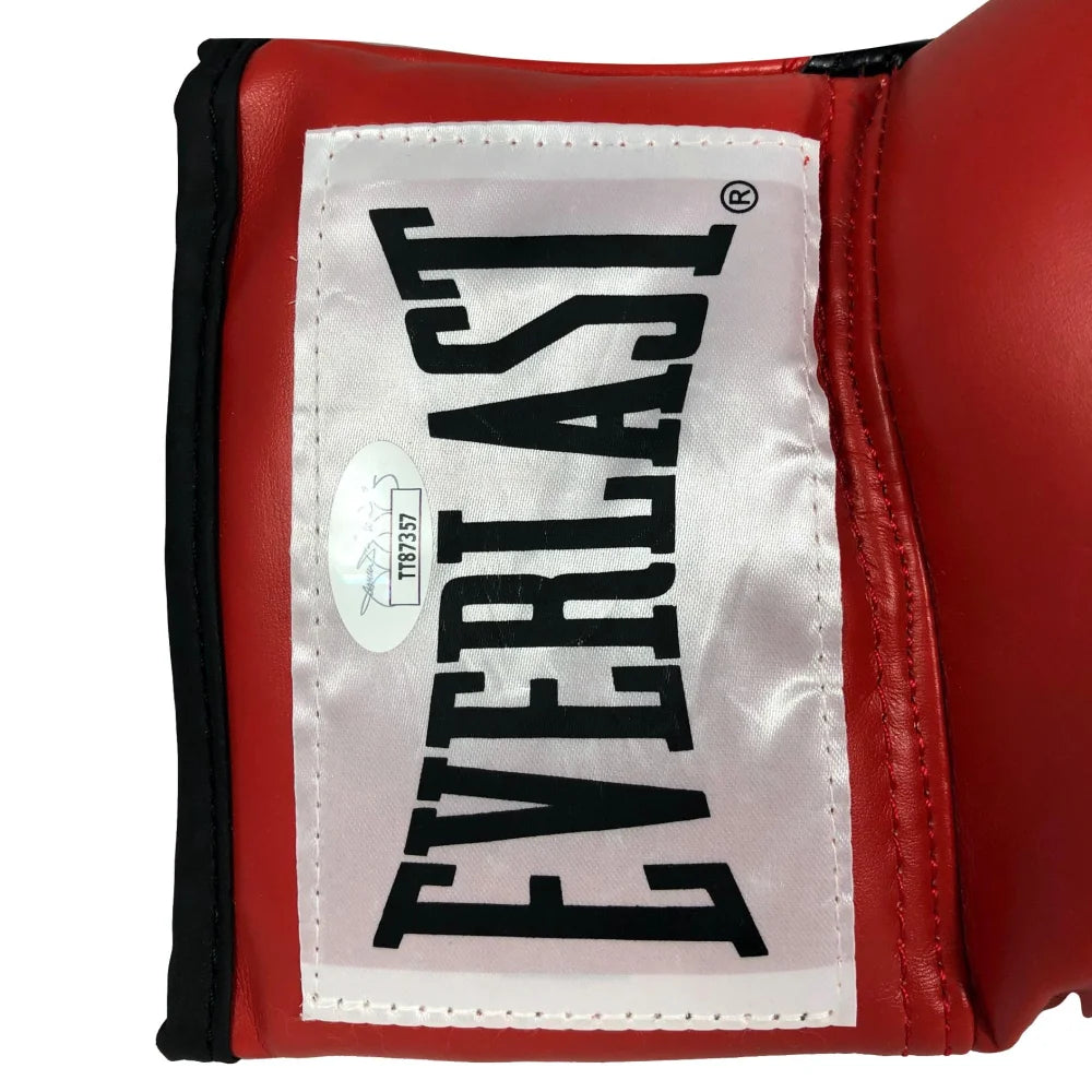 Claressa Shields Autographed Everlast Boxing Gloves - JSA Certified COA - MMA Collectible Memorabilia for Boxing Fans & Sports Enthusiasts - Perfect for Display in Man Cave or Sports Room