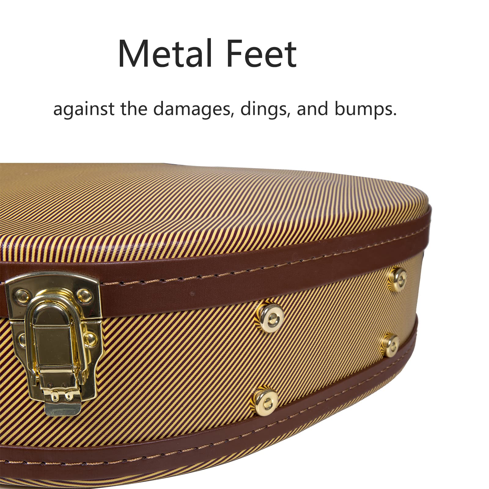 Crossrock CRW620JA17TW Wooden Guitar Case for 17
