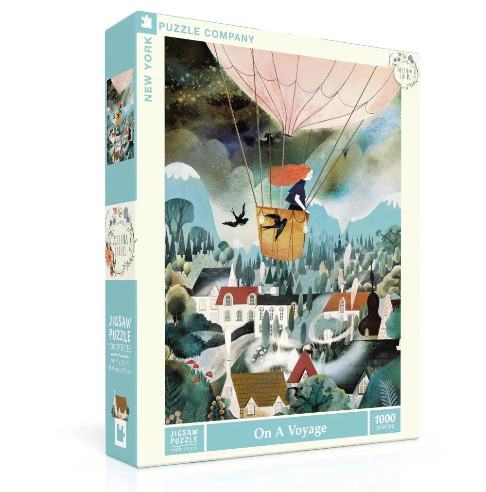 On a Voyage 1000 Piece Jigsaw Puzzle for Adults - Challenging Travel-Themed Puzzle Game for Family Night & Stress Relief