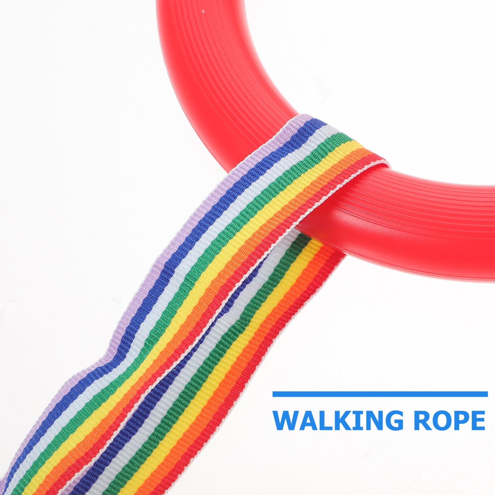 Tofficu Kids Walking Rope with Handles - Safety Walking Rope for Children, Daycare & Preschool Classroom - Perfect for Field Trips, Outdoor Activities and School Line Ups