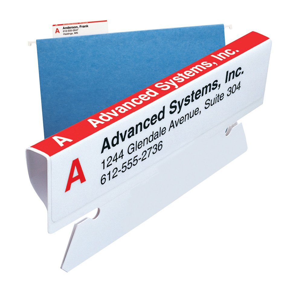 Smead Viewables® Hanging Folder Label Refill Pack - Compatible with Inkjet & Laser Printers (64905) - Perfect for Office Organization & File Management
