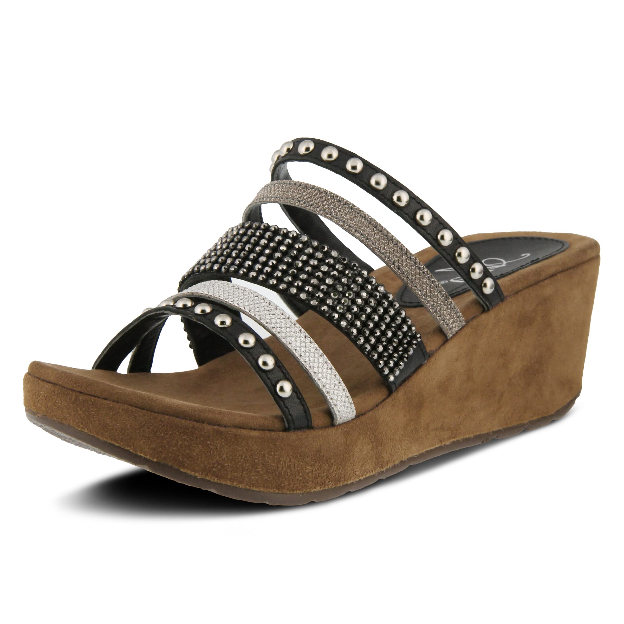 Spring Step Women's Oletha Comfort Wedge Sandals - Stylish & Supportive Footwear for Casual Outings, Beach Walks & Summer Fashion