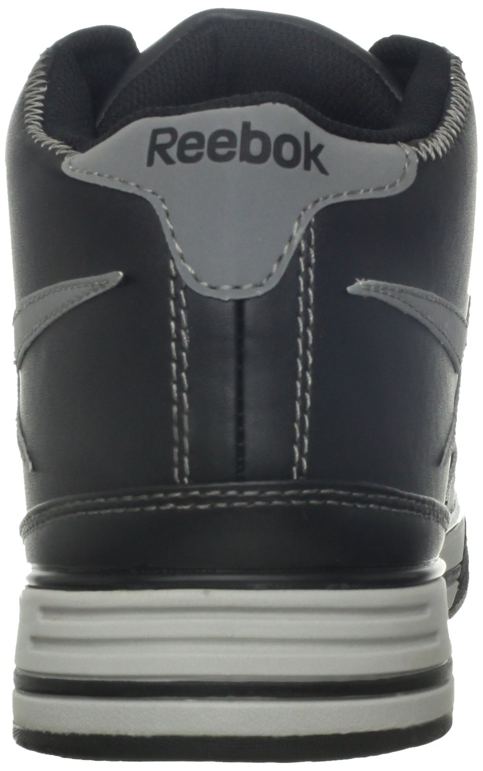 Reebok RB3755 Woha Men's Safety Work Shoes - Black/Grey - Slip Resistant & Comfortable for Construction, Warehouse & Industrial Use