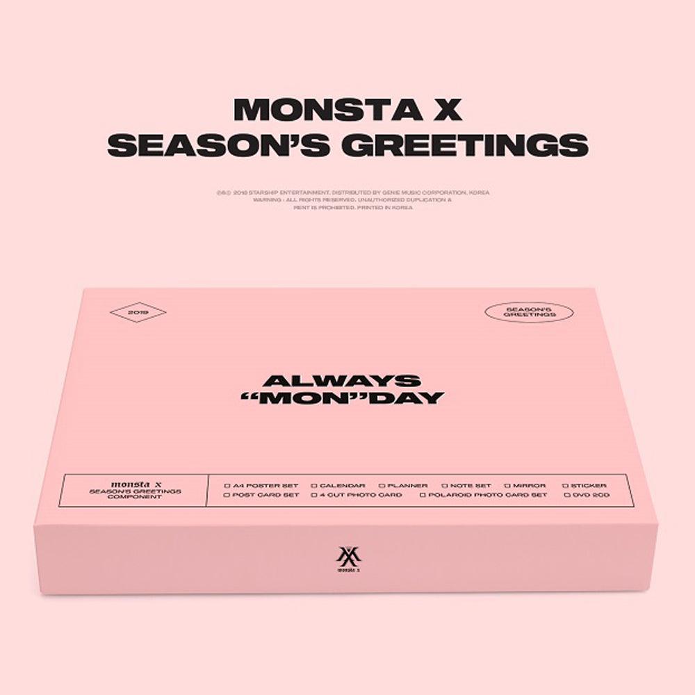 MONSTA X Official 2019 Season's Greetings K-Pop Merchandise - Perfect for Fans, Collectors & K-Pop Enthusiasts - Great for Gifts, Display & Fan Meetings