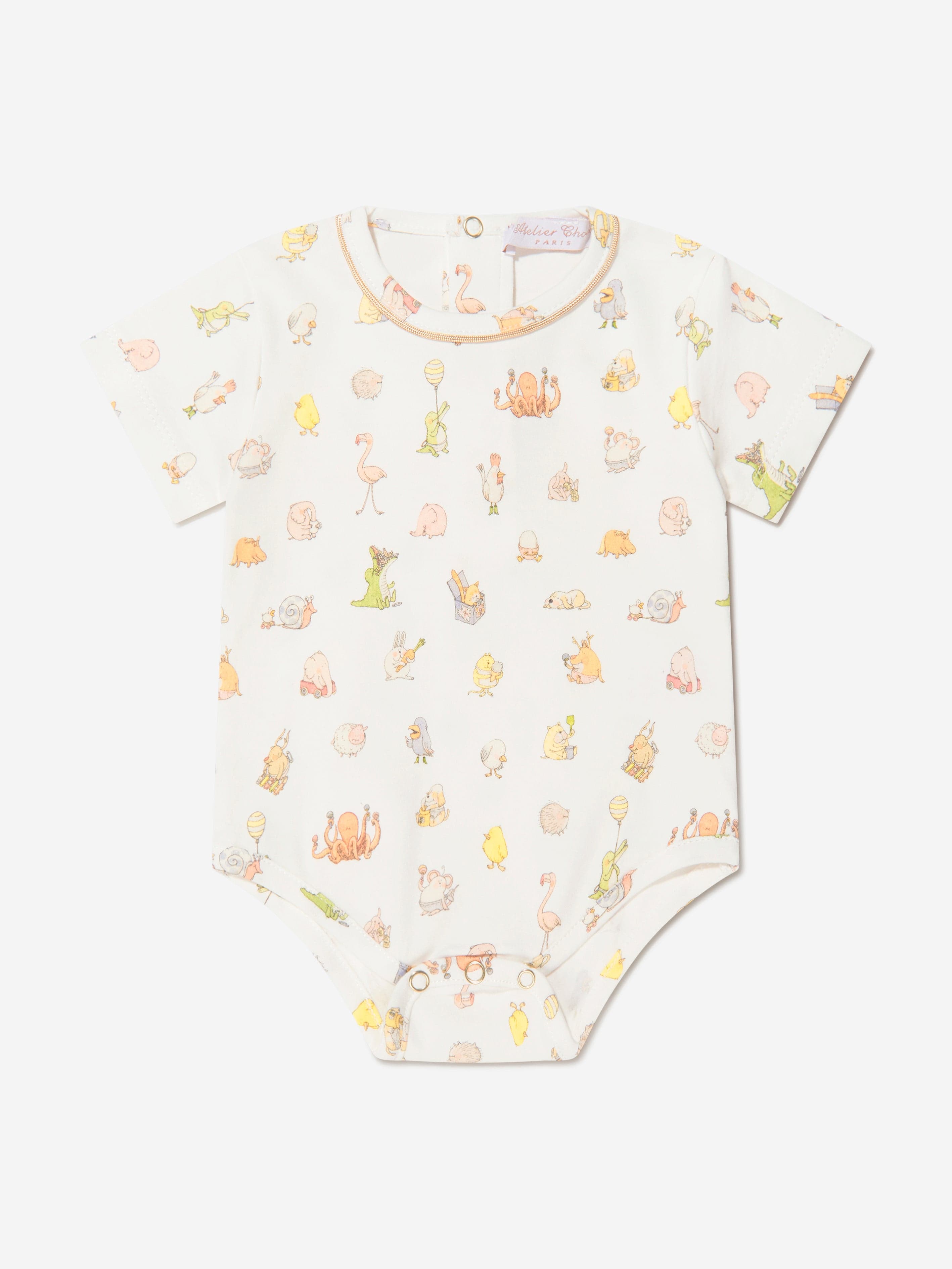 Atelier Choux Classic Baby Onesie - Soft Organic Cotton Bodysuit for Newborns & Infants | Perfect for Everyday Wear, Photo Shoots & Special Occasions