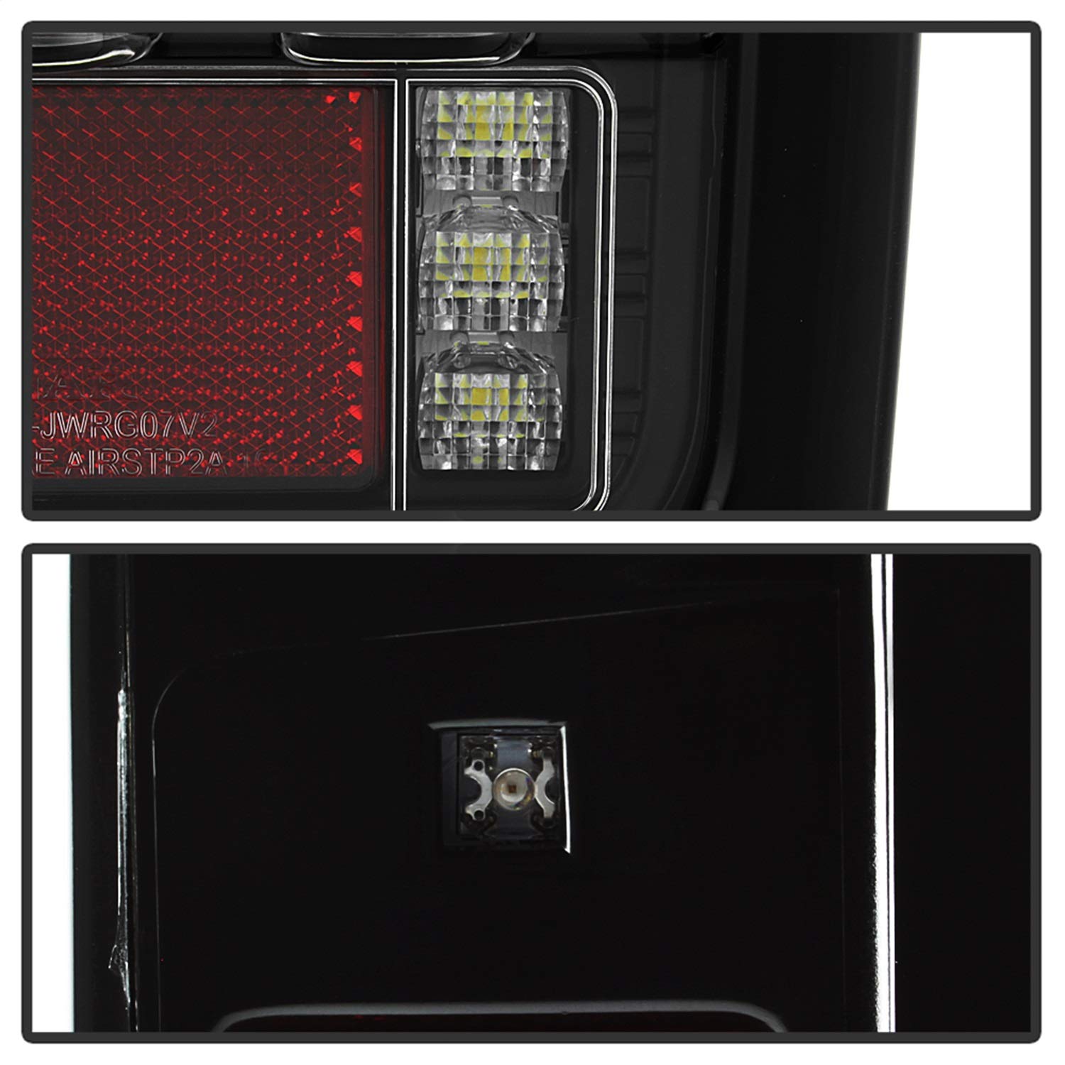 Spyder 5084774 LED Tail Lights for Jeep Wrangler JK & JKU (2007-2018) - Black Sequential Turn Signal Light Bar | Off-Road & Night Driving Safety Upgrade