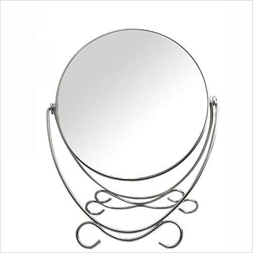 J-Love Vanity Makeup Mirror - Folding European Style Cosmetic Mirror with Stand, Portable Dressing Table Mirror for Bedroom & Bathroom | Princess Vanity Mirror for Makeup, Skincare & Hair Styling
