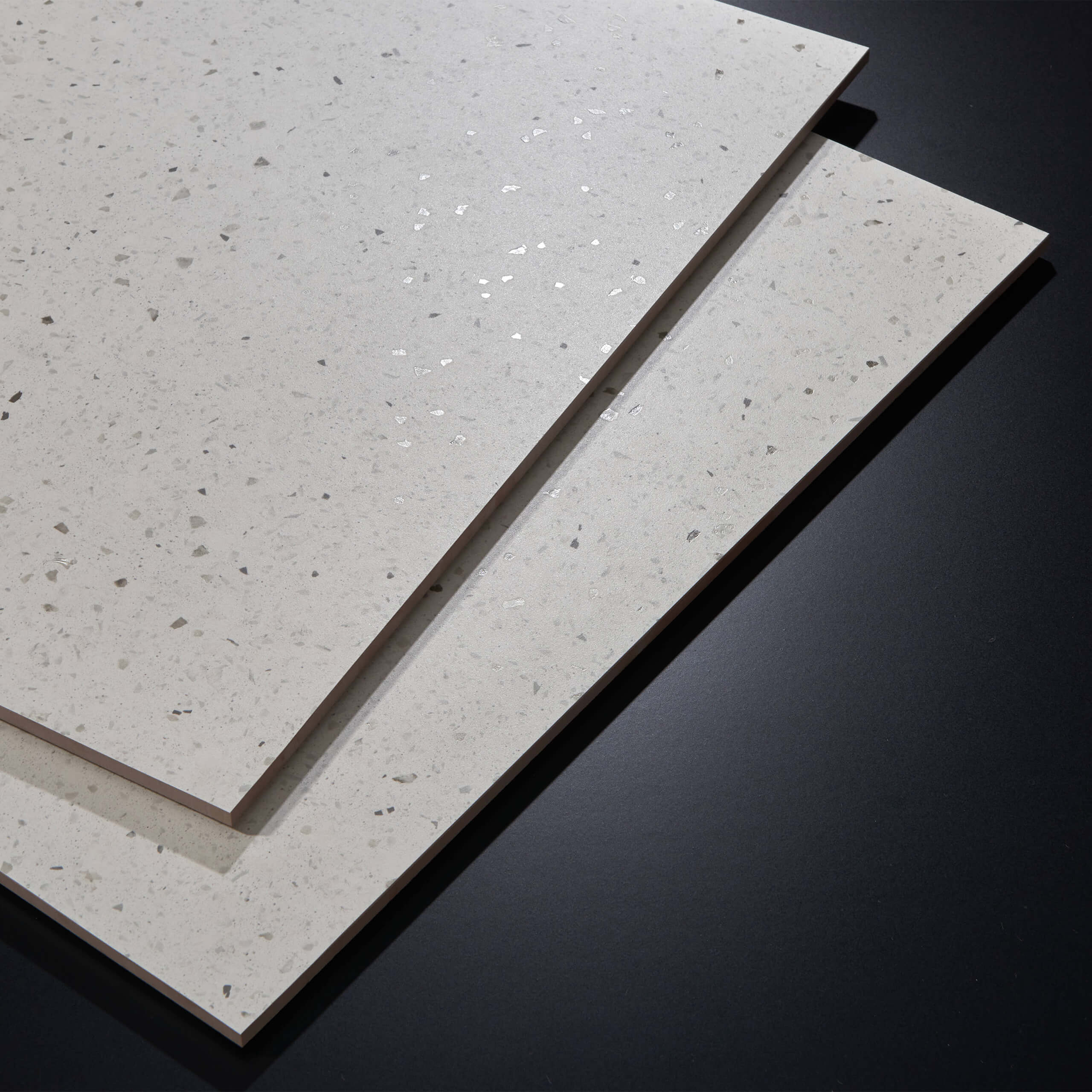 Alcor Terrazzo 600x600 Matt White Porcelain Tile - Durable Matte Finish Floor & Wall Tile for Kitchen, Bathroom, Living Room & Commercial Spaces