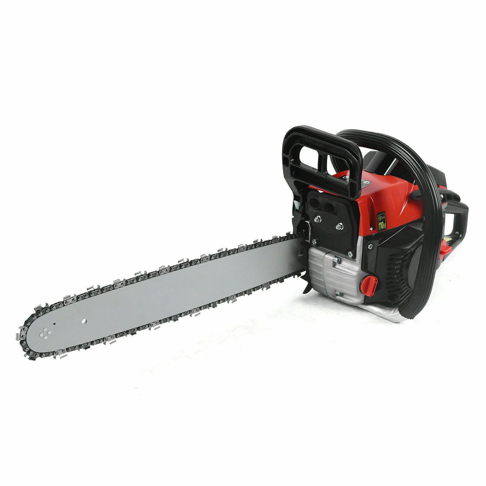 TBVECHI 68cc 2-Cycle Gas Chainsaw with 18-Inch Guide Bar - Professional Gas Powered Chainsaw for Tree Cutting, Wood Chopping, Farm, Garden, Ranch & Forest Work | Ideal for Logging, Firewood Preparation & Landscaping