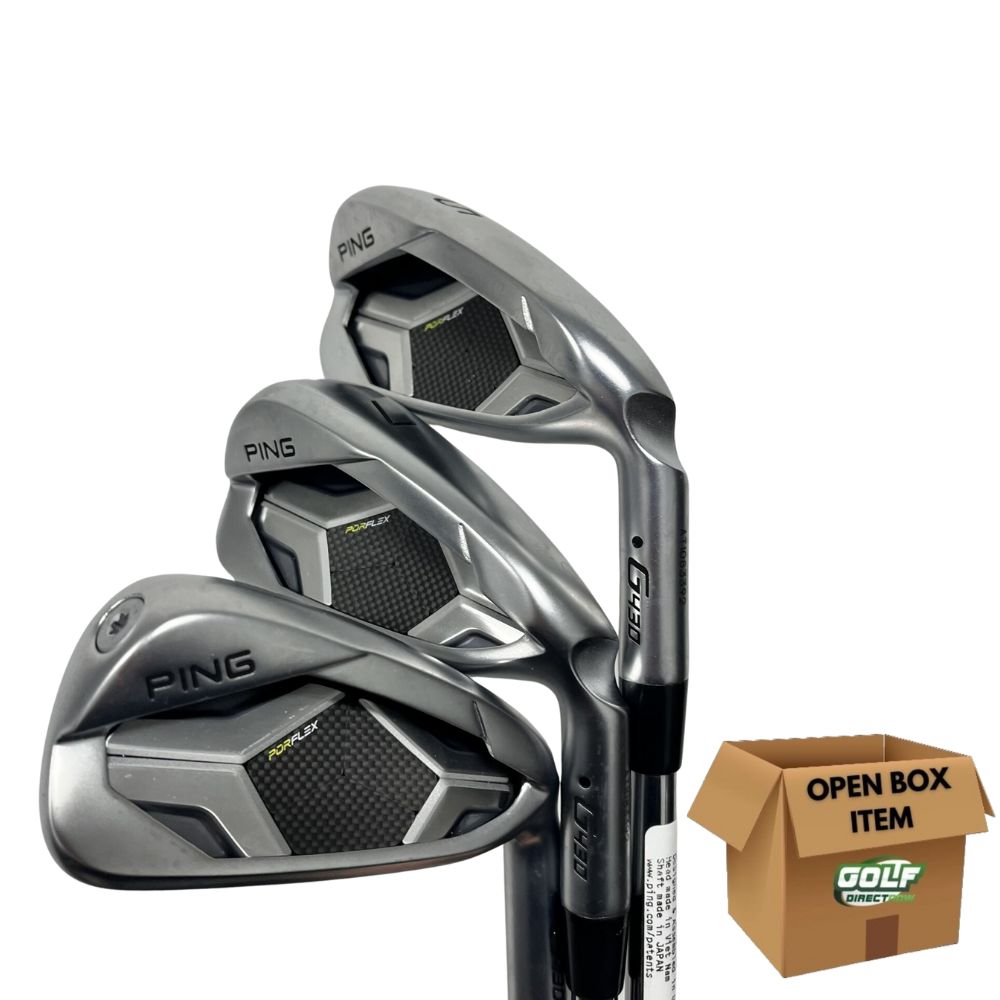 Ping G430 Iron Set 5-PW Right Hand Golf Clubs with AWT 2.0 Regular Flex Steel Shafts - Black Dot - Perfect for Mid-Handicap Golfers on the Course