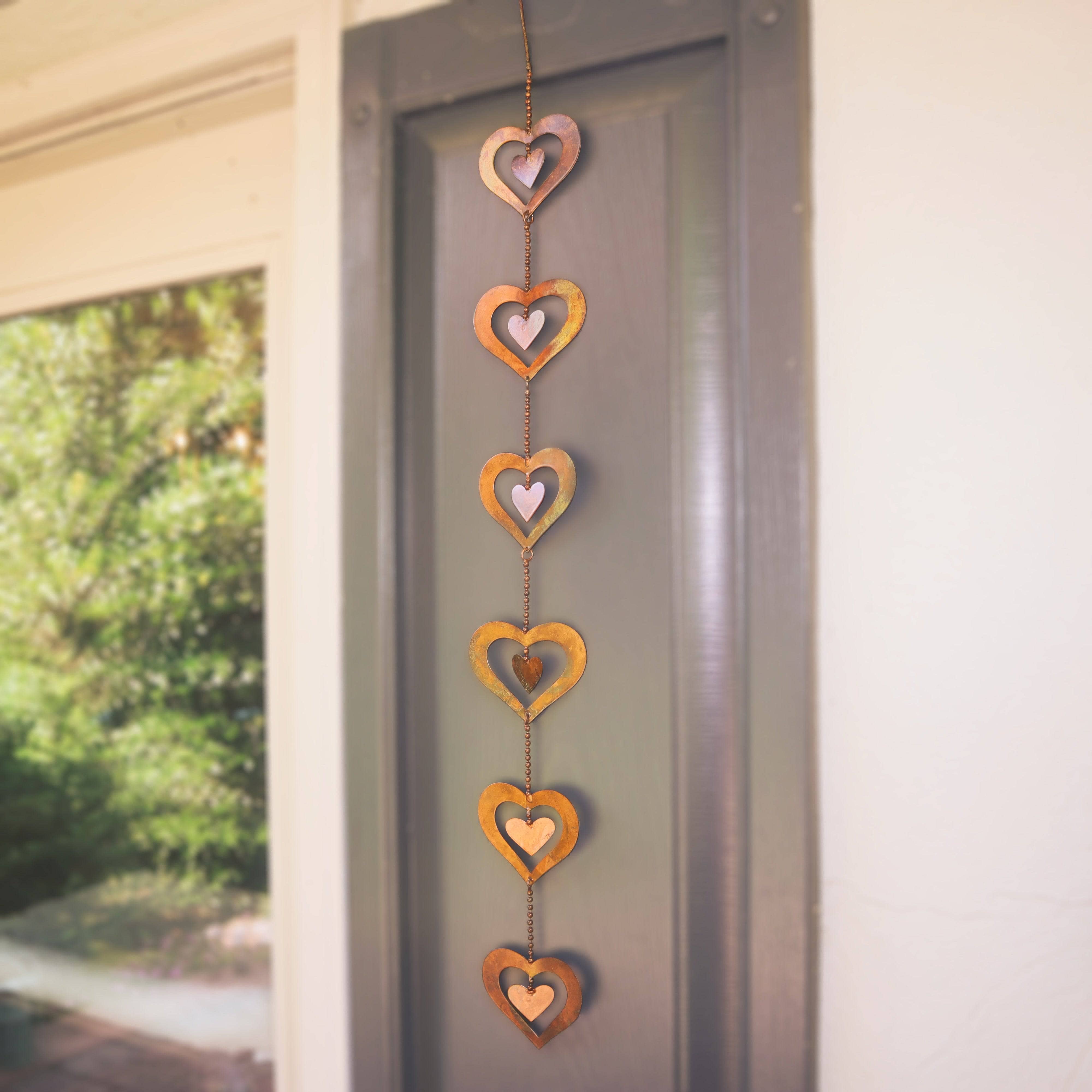 Beautiful Hanging Hearts Ornaments for Christmas Tree Decorations - Perfect for Holiday Home Decor, Wedding, Party & Gift Giving