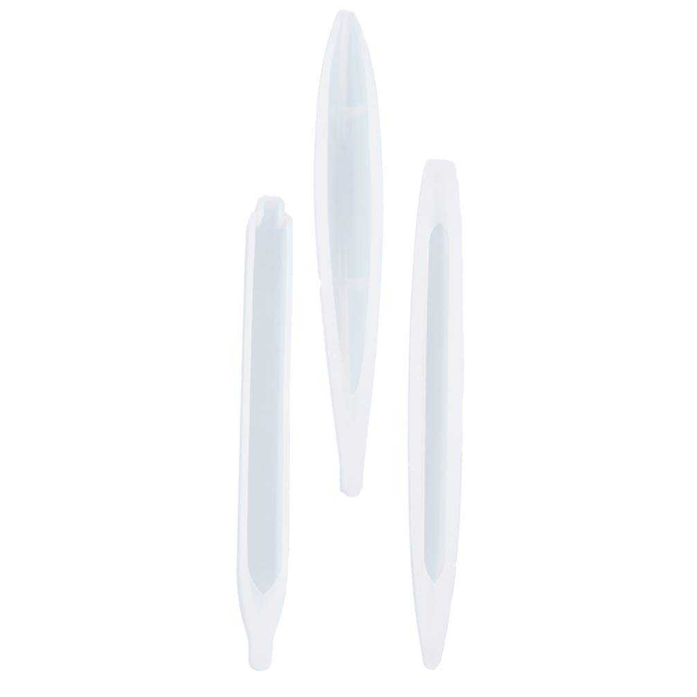 Ciieeo 3pcs Ballpoint Pen Silicone Molds for Epoxy Resin Casting - DIY Pen Shape Molds for Resin Crafts, Jewelry Making & Art Supplies (Perfect for Handmade Gifts, Home Decor & Creative Projects)