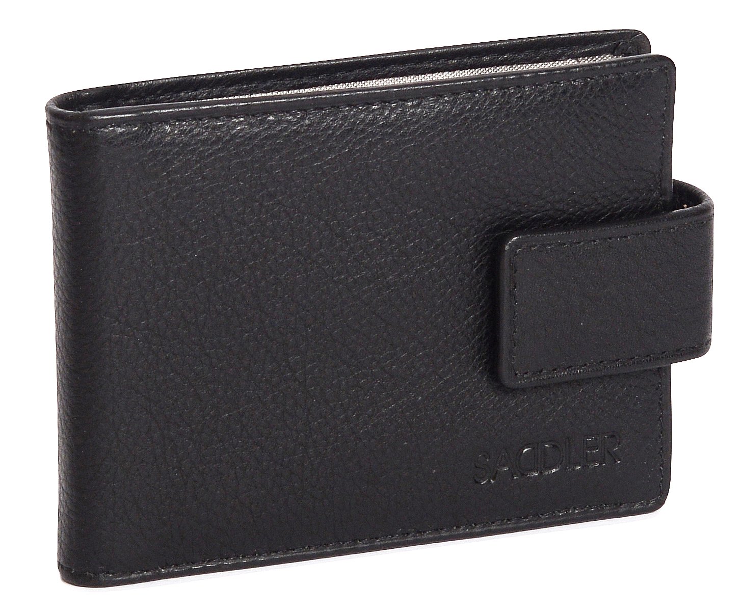 Luxury Leather Bifold Credit Card Holder for Women - Slim RFID Blocking Minimalist Wallet with Gift Box | Perfect for Everyday Use, Travel & Gifts (Black)