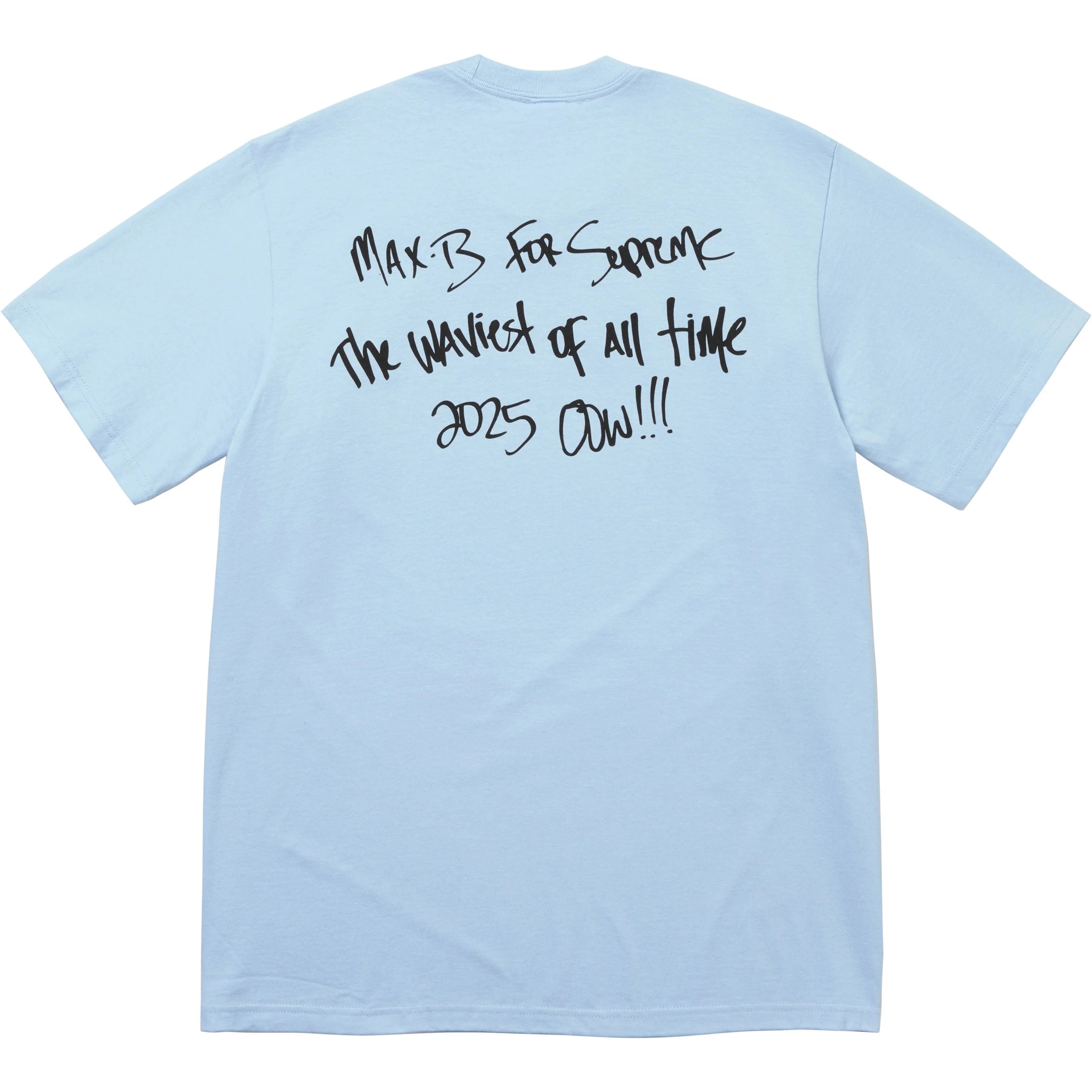 Supreme Max B T-Shirt Men's Powder Blue - Stylish Streetwear for Casual Outfits & Urban Fashion