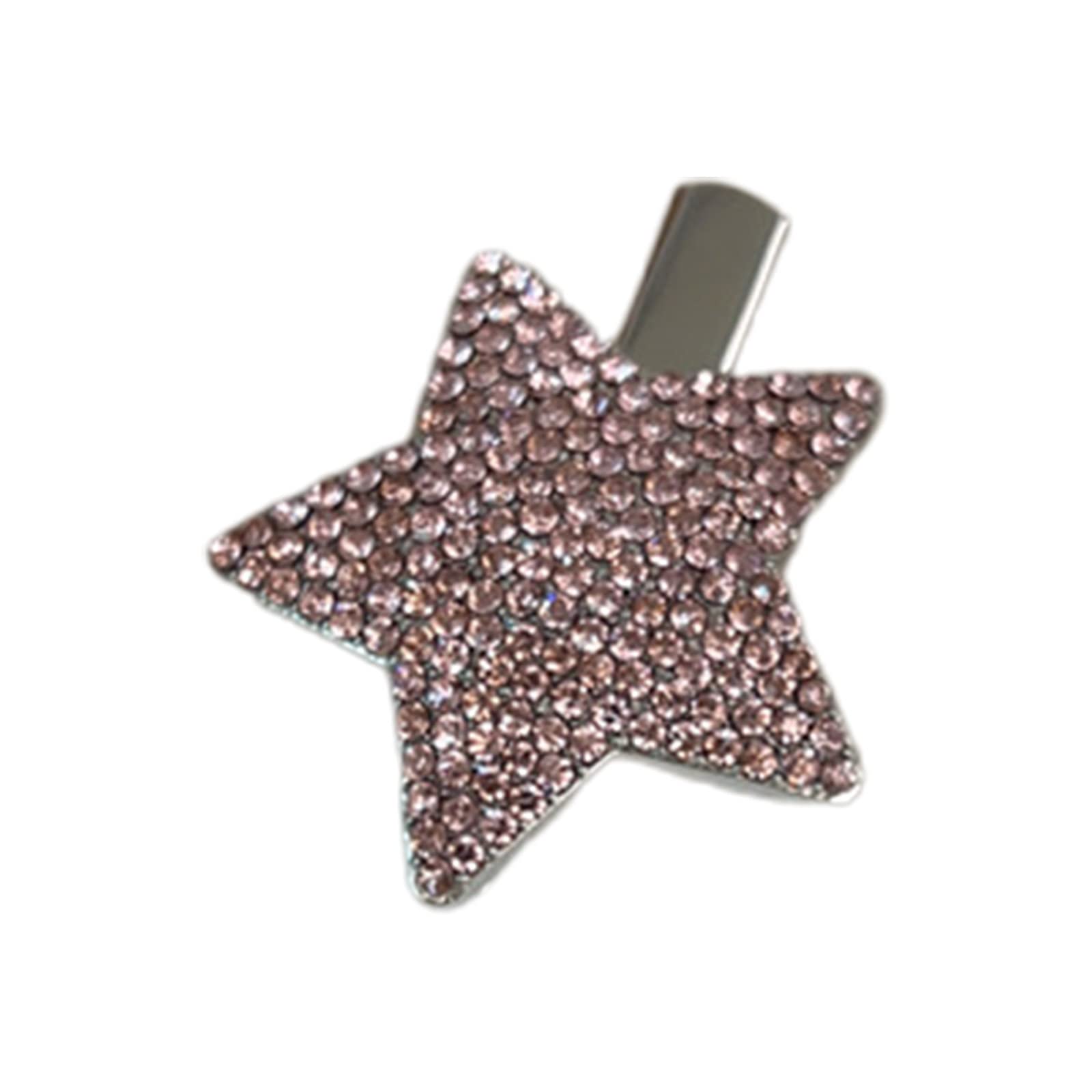 FEYLIE Rhinestone Hair Clips for Women - Sparkling Five-Pointed Star Hair Barrettes, Fashion Hairpins & Sweet Headpiece Accessories for Girls | Perfect for Weddings, Parties & Daily Styling
