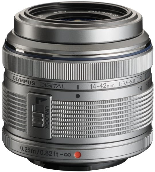 OM SYSTEM 14-42mm f/3.5-5.6 II R M.Zuiko Digital Lens for Micro Four Thirds Cameras - Silver | Compact Zoom Lens for Travel, Vlogging & Everyday Photography