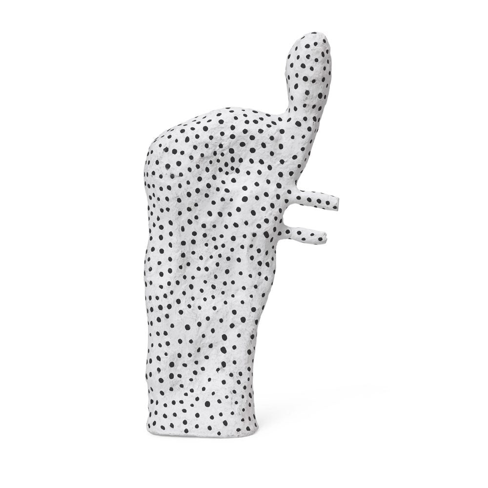 FERM LIVING Elly Piece - Modern White and Black Home Decor for Living Room, Bedroom & Office | Stylish Scandinavian Design for Wall Art and Shelf Display