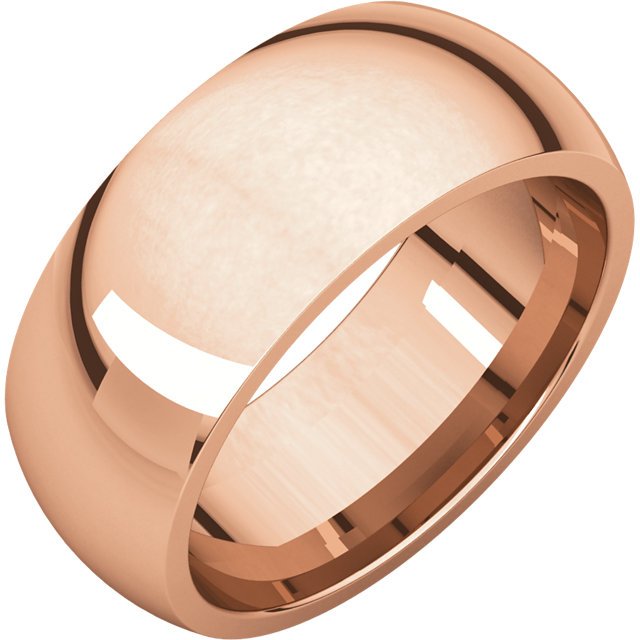 14K Gold 8mm Comfort Fit Wedding Band for Women - Elegant & Durable Ring for Engagement, Anniversary, and Everyday Wear