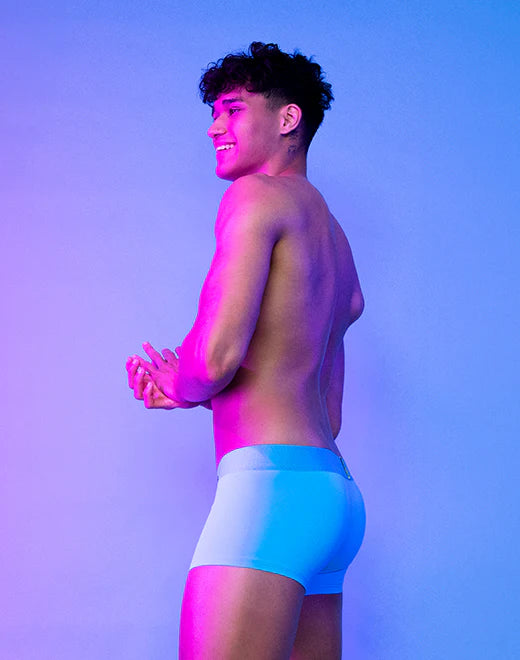 Supawear Neon Blue Boxer Briefs for Men - Soft, Breathable & Comfortable Underwear for Workout, Sports & Everyday Wear