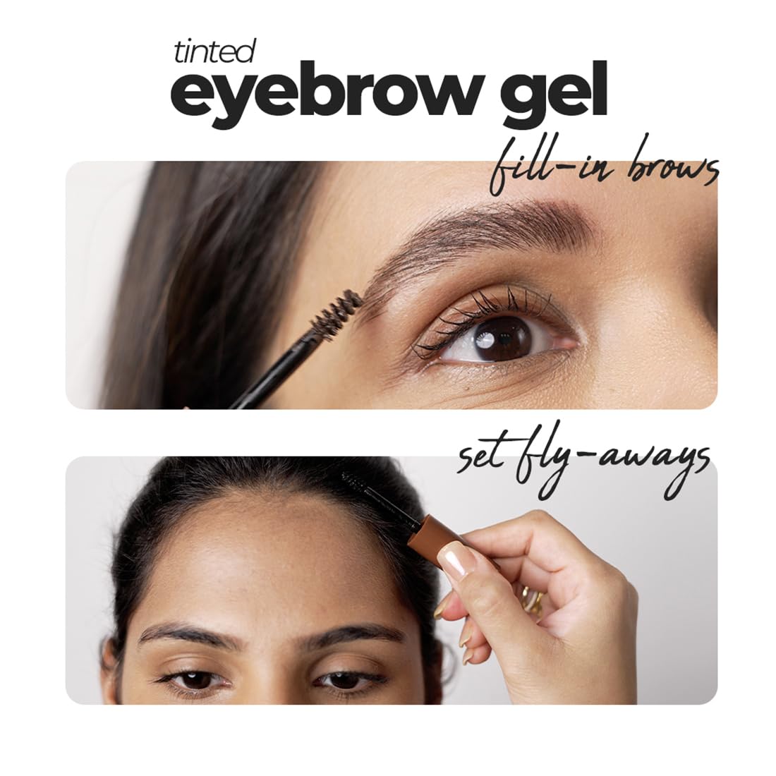 Ruby's Organics Tinted Eyebrow Gel with Castor Oil - Waterproof & Smudgeproof Eyebrow Makeup for Women, Lifts & Shapes Sparse Brows, Promotes Hair Growth, Natural & Non-Toxic Formula - Ash Brown (6ml) | Perfect for Daily Makeup, Special Occasions & Eyebrow Care Routine