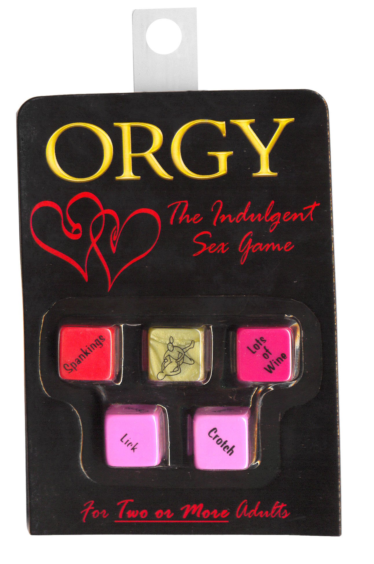 Kheper Games Orgy Dice - Adult Party Game for Couples & Groups - Fun & Spicy Intimate Dice Game for Date Nights & Bachelor Parties