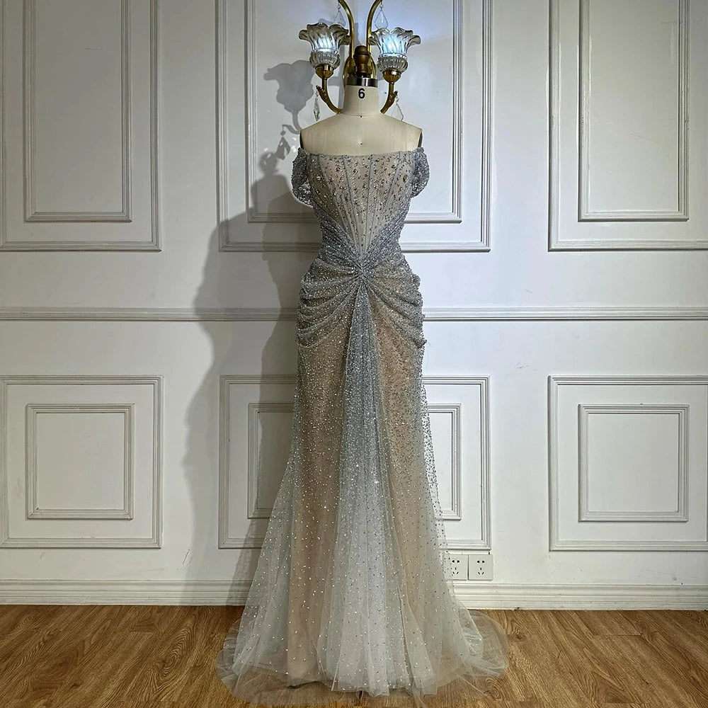 Luxury Designer Beaded Mermaid Evening Dresses for Women - Elegant Formal Gown LA72905 | Perfect for Prom, Wedding Guest & Black Tie Events