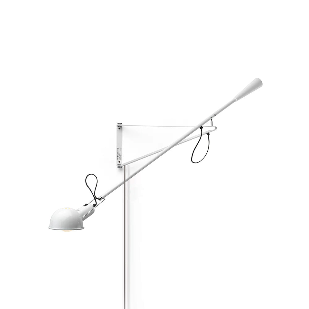 Long Arm Plug-In Wall Light - Adjustable Swing Arm Sconce for Bedroom, Living Room & Office - Modern LED Reading Light with Flexible Gooseneck Design