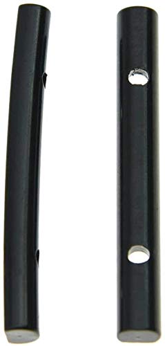 2-Pack Black 44.5mm Guitar String Retainer Bar for Floyd Rose Tremolo System - Perfect for Guitar Maintenance & String Stability During Performances