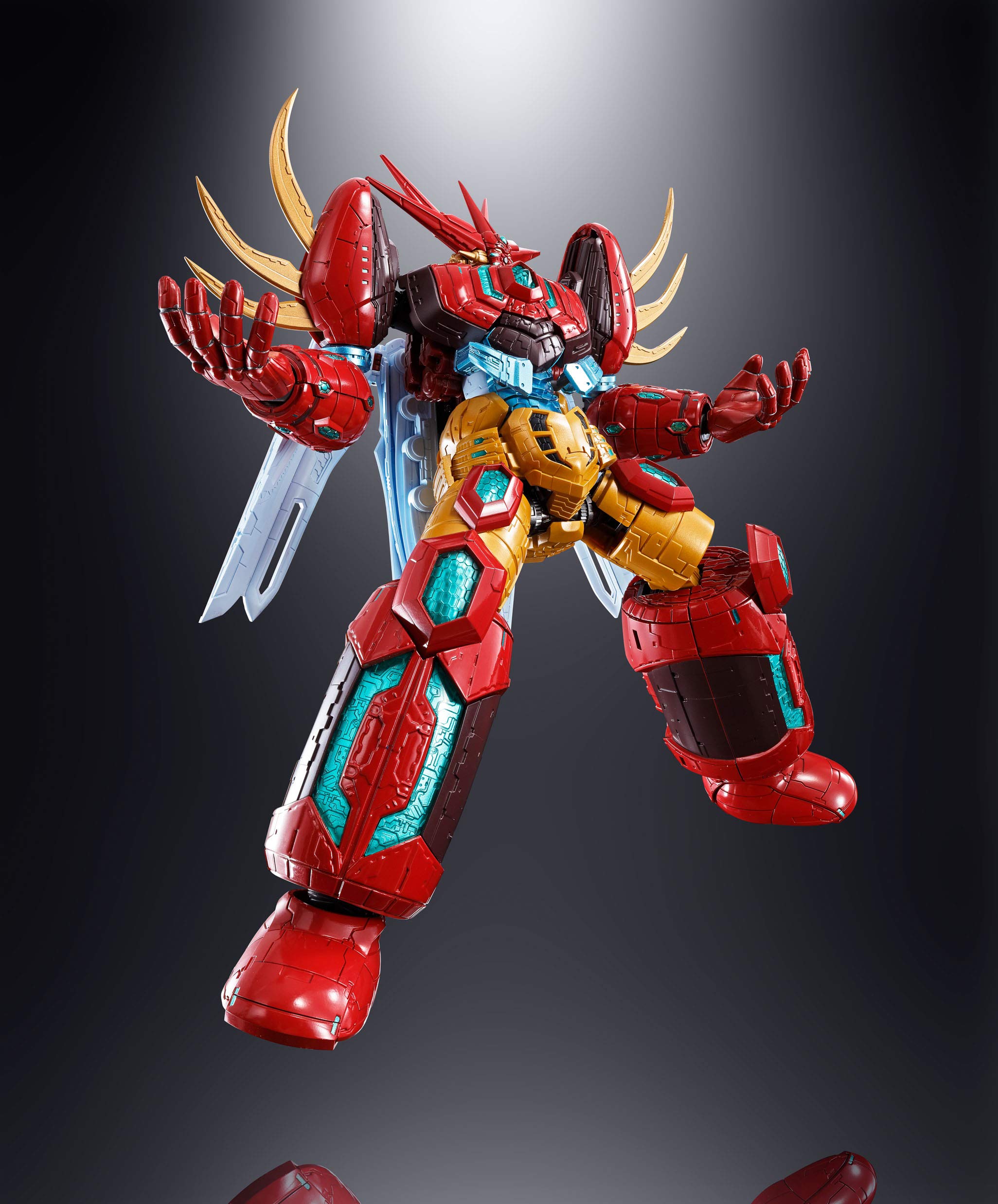 Bandai Soul of Chogokin GX-87 Getter Emperor True Getter Robo Manga Ver Action Figure - Tamashii Nations Collectible Robot Model for Anime Fans & Display