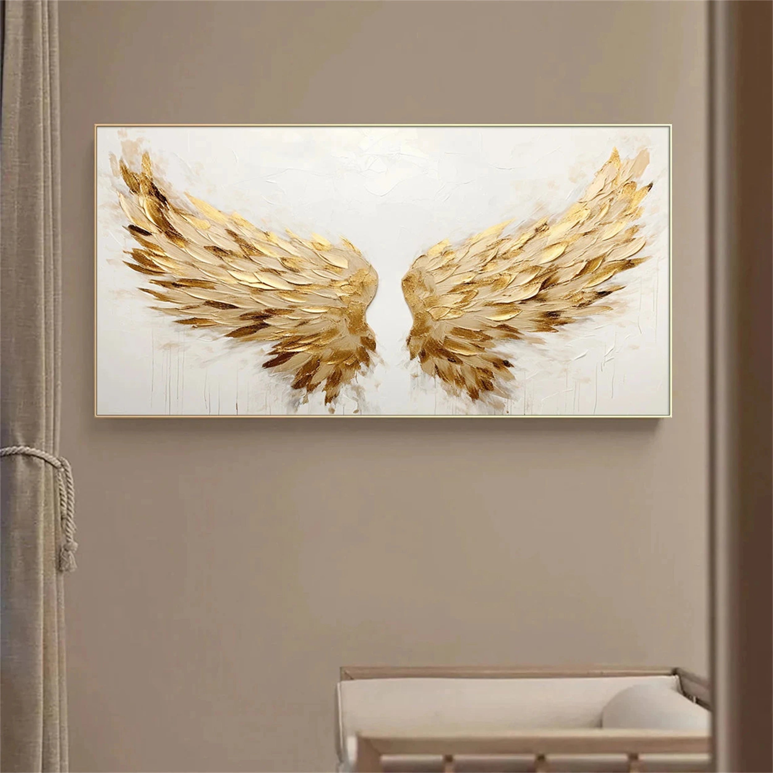 Abstract Painting #AB 090 - Modern Wall Art for Living Room, Bedroom & Office Decor | Handmade Canvas Artwork