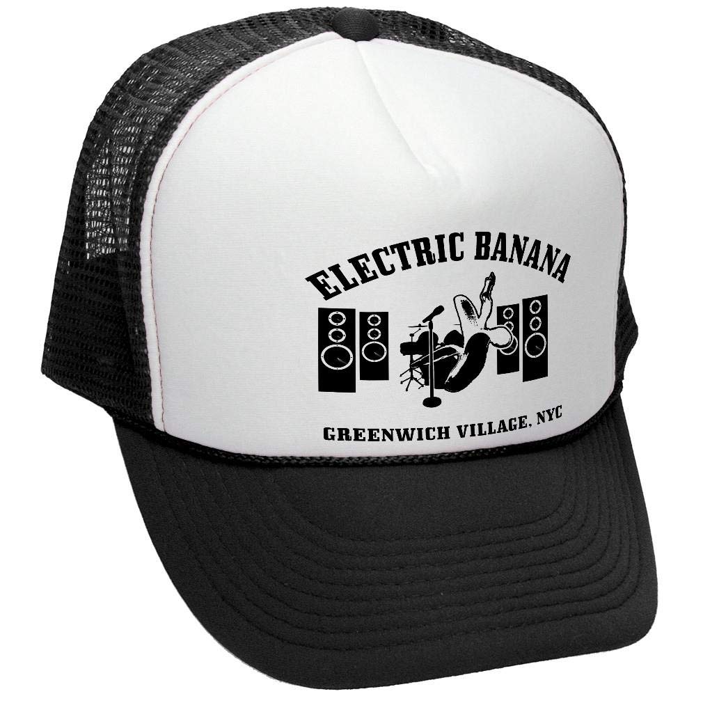 Vintage Retro Style Trucker Hat - The Goozler Electric Banana Trucker Cap for Men & Women - Perfect for Outdoor Activities, Music Festivals & Casual Wear