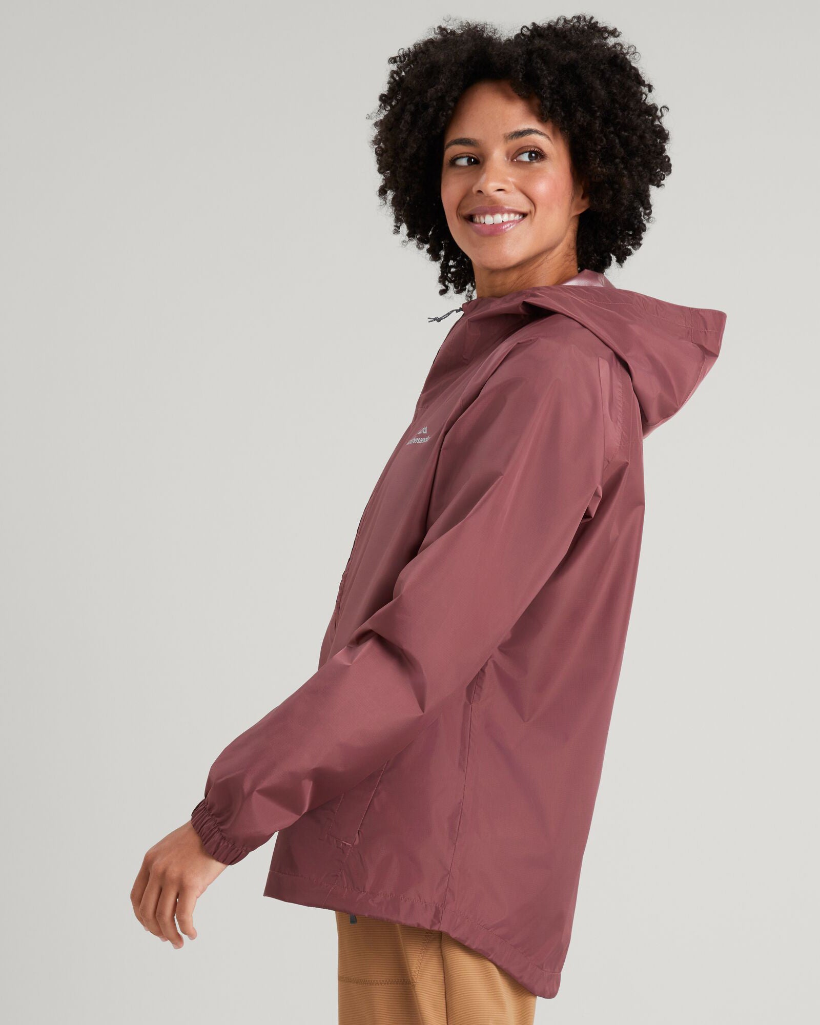 Waterproof Women's Rain Jacket with 2 Layers & Pockets - Lightweight Windbreaker for Outdoor Hiking, Commuting & Travel - Bliss