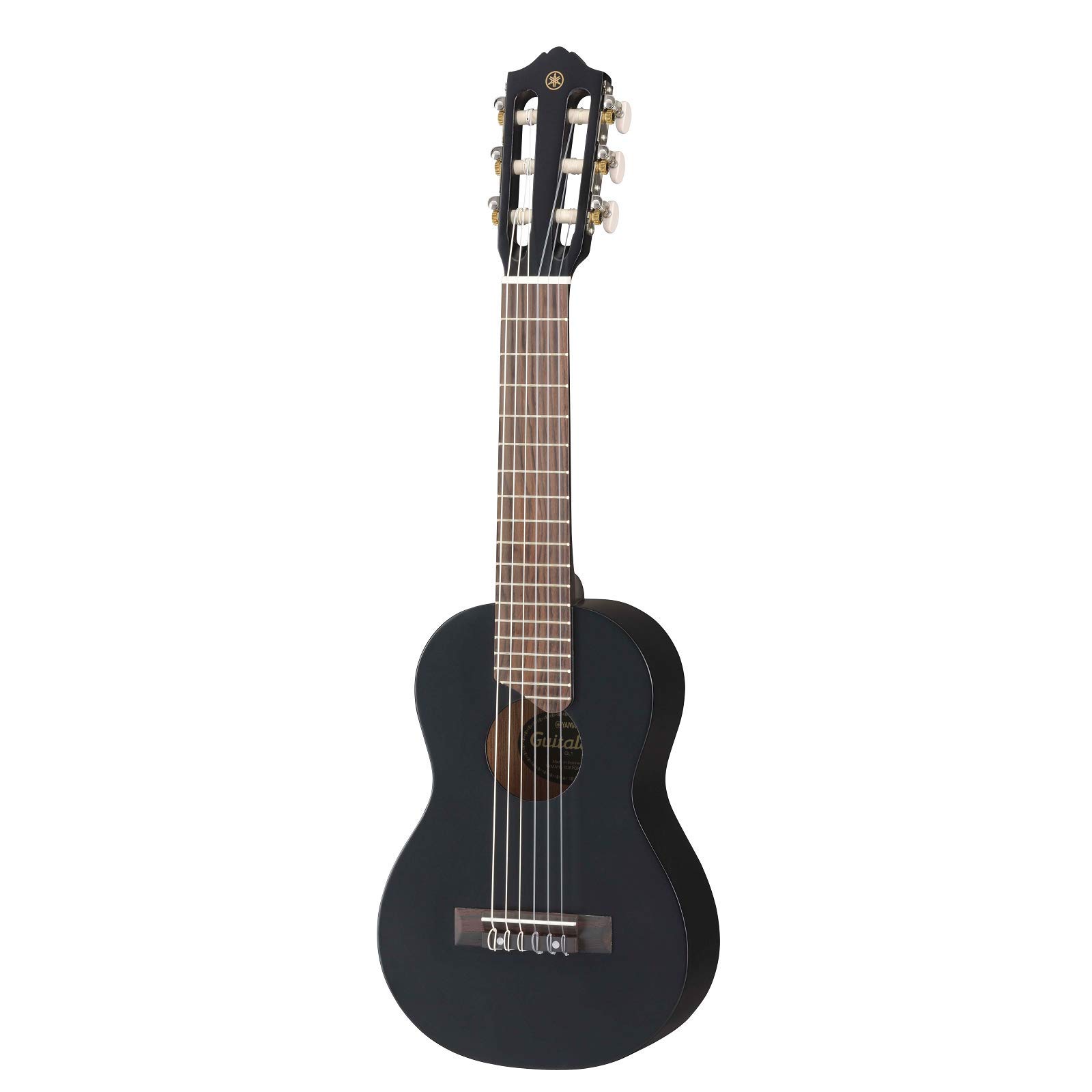 Yamaha GL1 Mini 6-String Nylon Guitalele Black - Perfect for Travel, Beginners & Small Hands | Portable Guitar Ukulele Hybrid for Camping, Beach & Home Practice