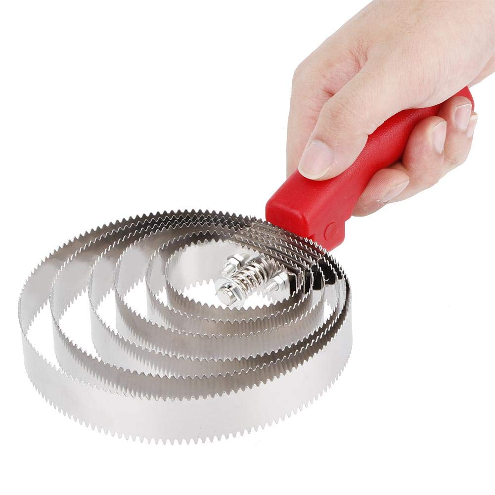 Premium Horse Grooming Brush - 6 Circle Steel Bristles for Livestock & Equine Care - Ergonomic Soft Grip Handle - Perfect for Daily Horse Coat Cleaning, Shedding & Itch Relief