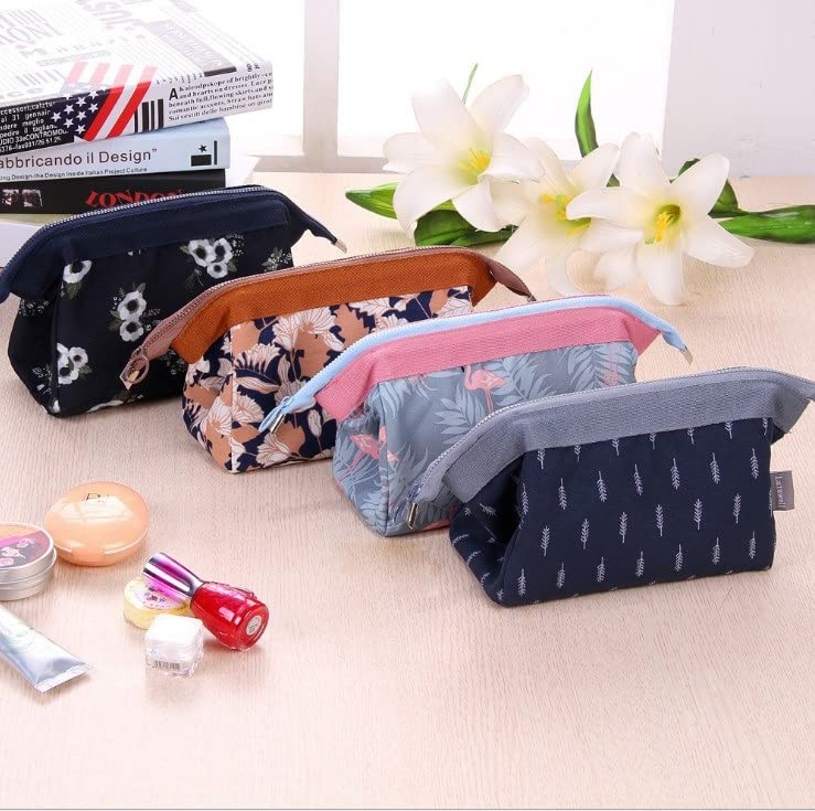 Aimers Women's Travel Toiletry Bag - Waterproof Cosmetic Makeup Organizer with Shaving Kit Storage, Portable Vanity Pouch for Women (Brown) | Perfect for Vacation, Gym, Camping & Business Trips