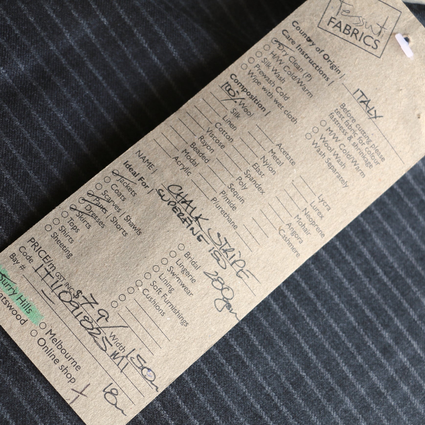 Premium Chalk Stripe Superfine Wool Suit for Men - Perfect for Business Meetings, Weddings & Formal Events