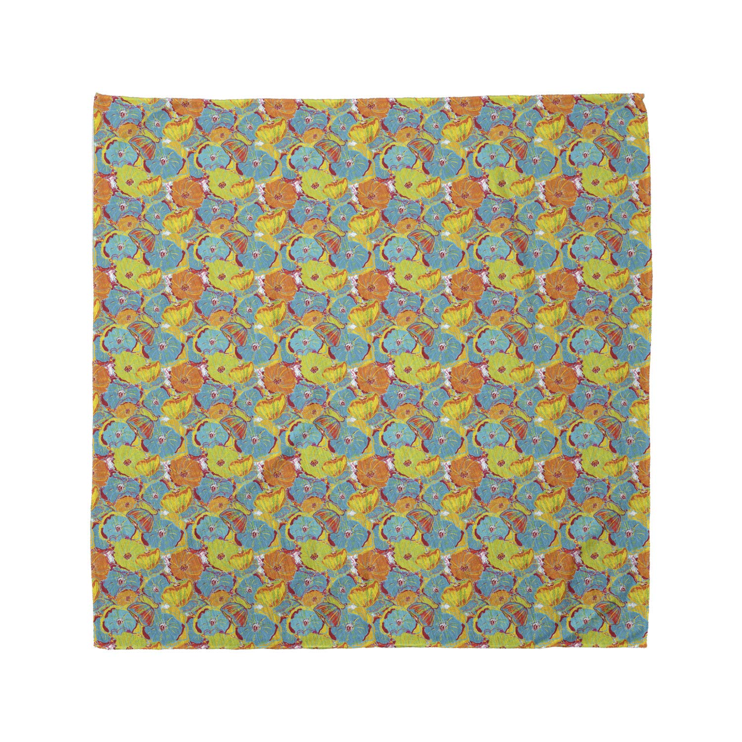 Ambesonne Poppy Flower Bandana - Floral Design Unisex Head & Neck Scarf for Men & Women - Perfect for Outdoor Activities, Music Festivals & Fashion Accessories