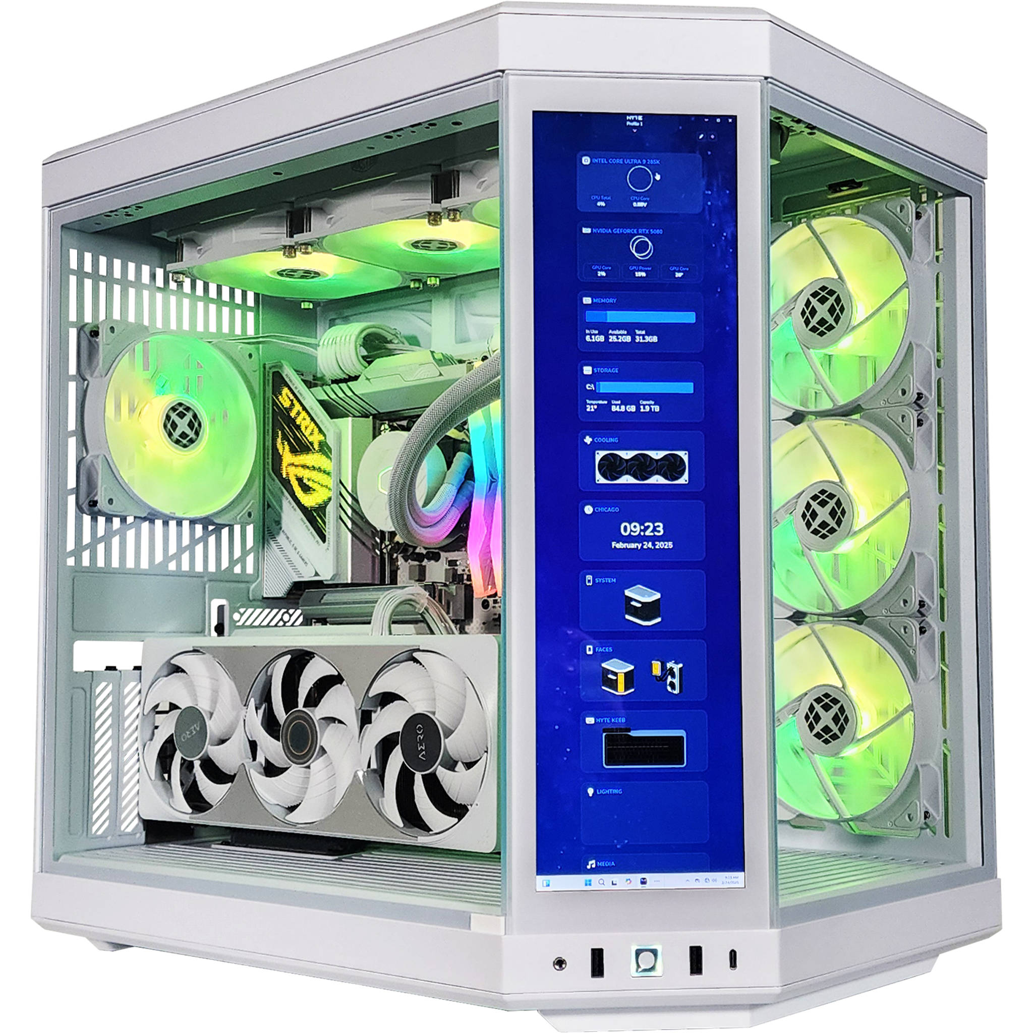 Y70 Ultimate Ghost Gaming PC - High Performance Prebuilt Desktop for VR, Streaming & Esports - Ready to Ship for Fast Delivery | Perfect for Gamers, Content Creators & Professionals