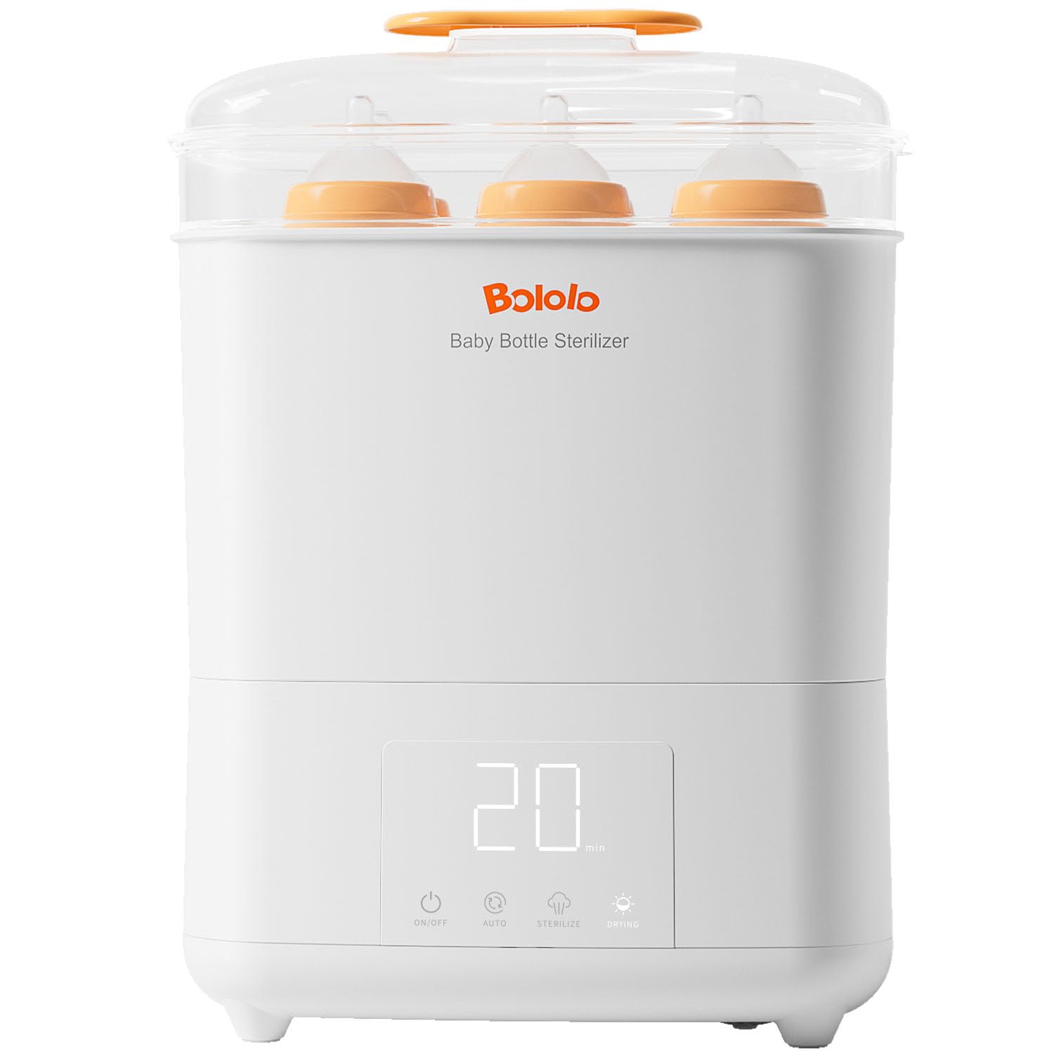 Electric Baby Bottle Sterilizer and Dryer | Steam Sanitizer for Baby Bottles, Pacifiers & Breast Pump Parts | Perfect for Nursery, Travel & Daycare Use