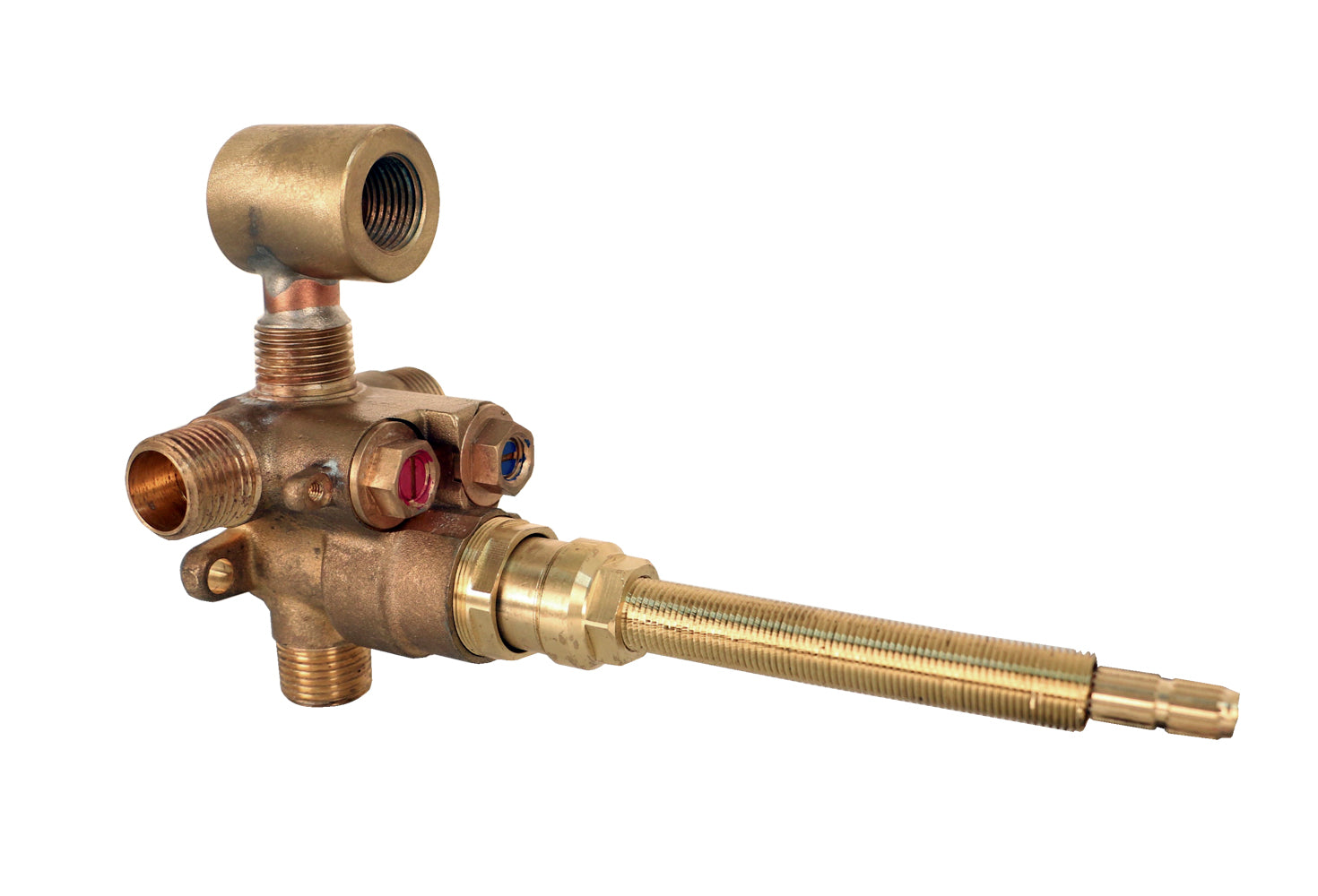 1/2 Inch Mini Thermostatic Mixing Valve for Wall-Mounted Bidet - Perfect for Bathroom Renovation & Hygienic Cleaning (Model 1124)