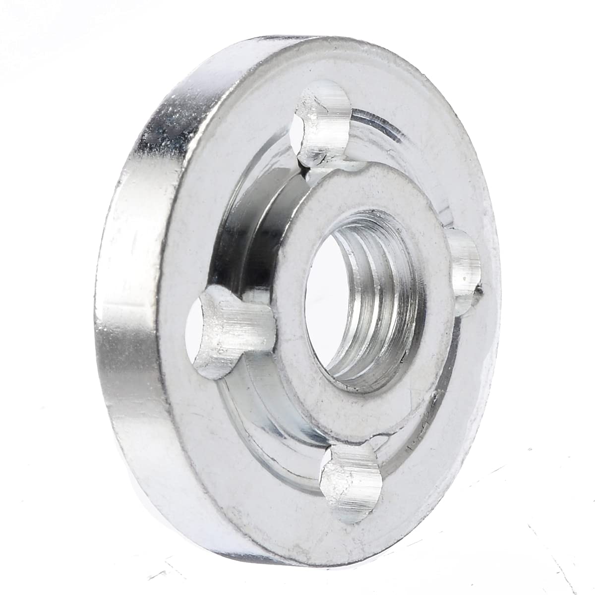 M10 30mm Angle Grinder Flange Kit - Replacement Lock Nut & Inner Outer Set for Lathe Machining - Compatible with Steel Tools Accessories - Perfect for Metalworking, Woodworking & DIY Projects