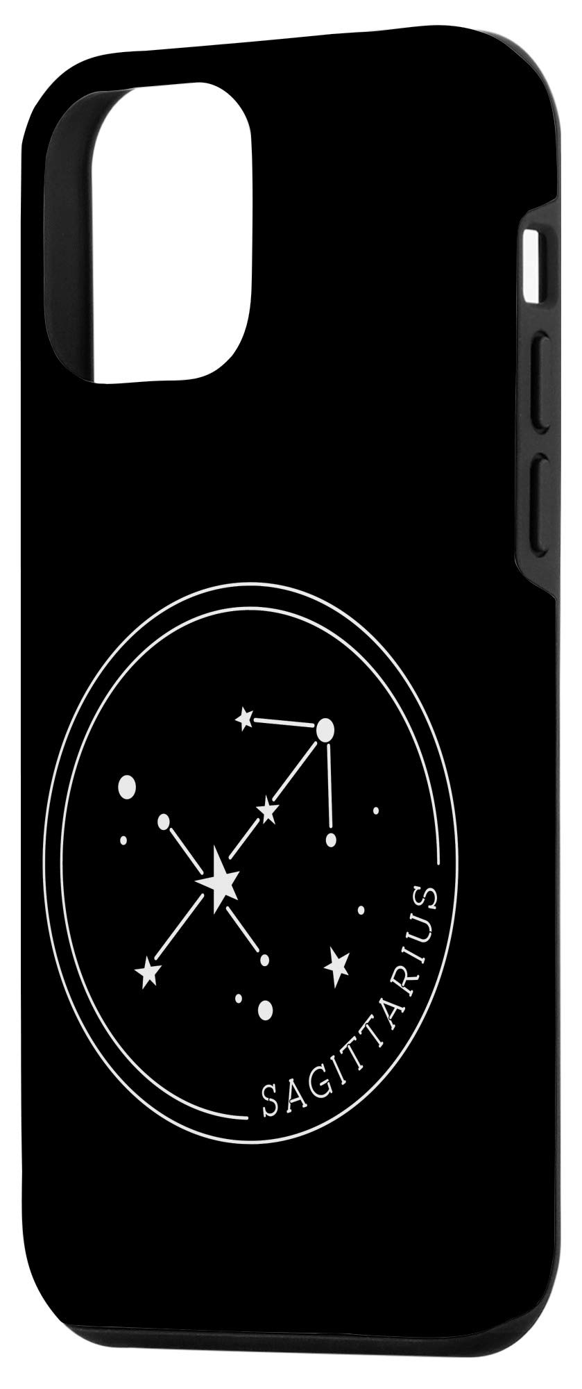 iPhone 12 Mini Case - Sagittarius Zodiac Sign Constellation Design for Men, Women & Kids - Perfect Gift for Birthday, Christmas & Daily Use