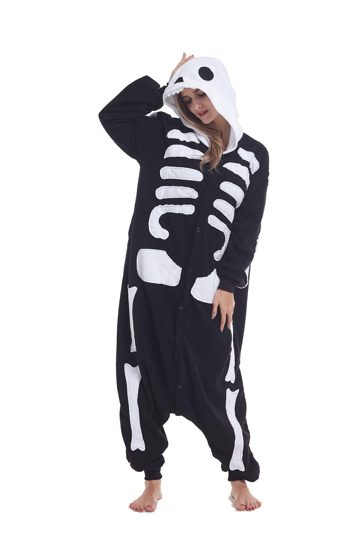 Women's & Men's Animal Pajamas Onesies - Soft Adult Sleepwear for Cosplay & Halloween Costumes - Perfect for Christmas Gifts, Loungewear & Theme Parties