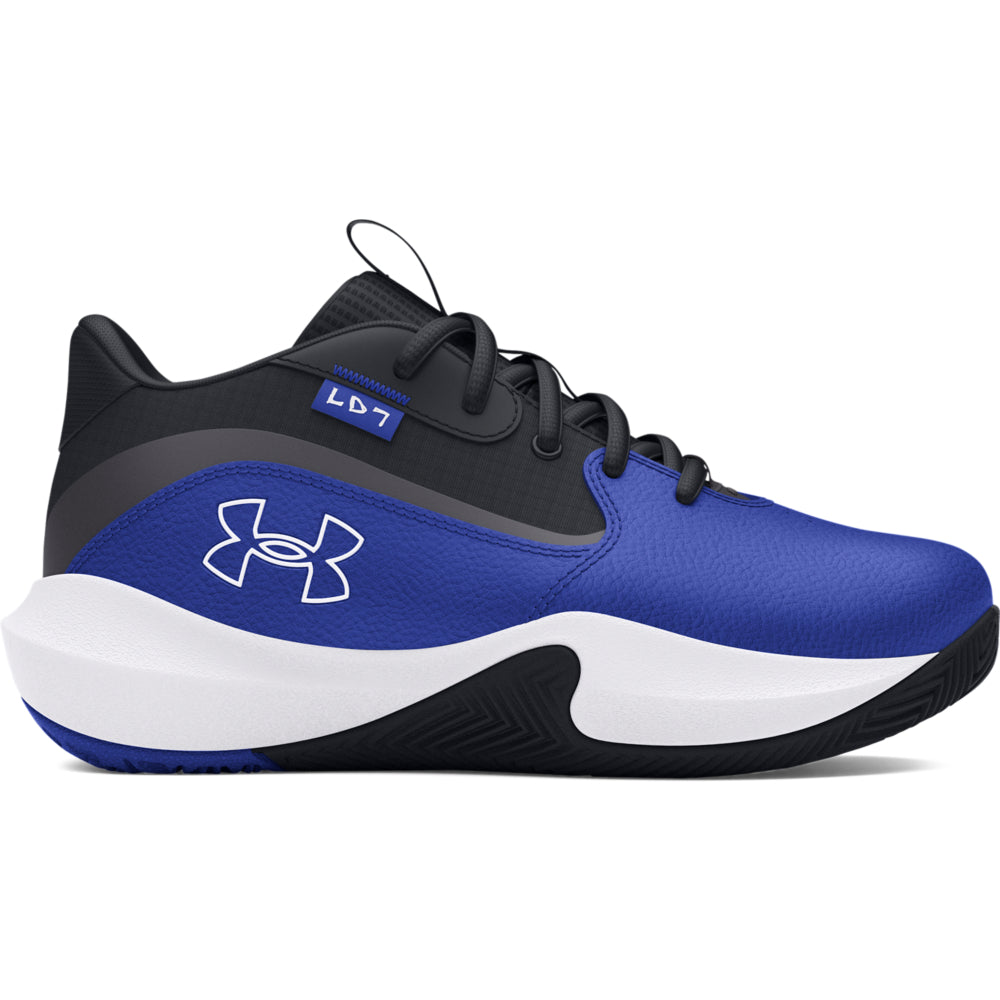 Under Armour Boys' Lockdown 7 Basketball Shoes - Kids High-Performance Basketball Sneakers for Court Play & Training - Perfect for School Sports & Outdoor Activities