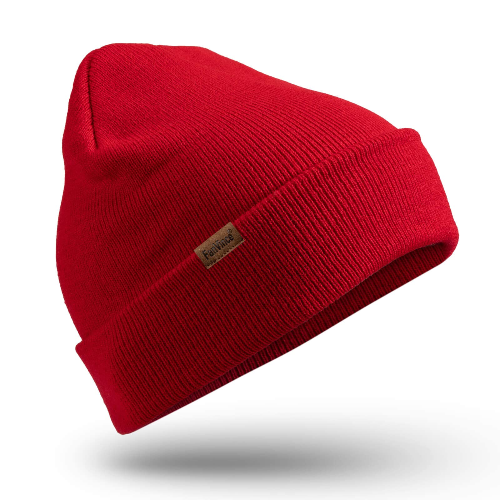 Men's Winter Thermal Cuffed Knit Beanie Hat - Warm Fleece Lined Skull Cap for Cold Weather - Unisex Gift for Him & Her - Perfect for Skiing, Snowboarding & Outdoor Activities