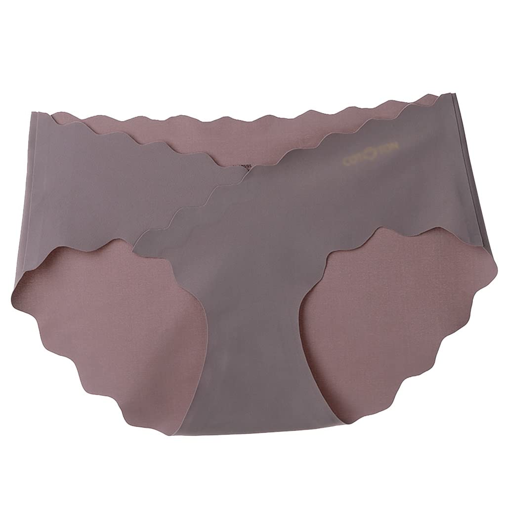3 Pack Seamless Cotton Maternity Underwear - Postpartum Pregnancy Panties with Flexible Over Bump Design - Soft Comfort Briefs in Solid Colors (Purple, Large) - Perfect for Daily Wear & Nursing Comfort