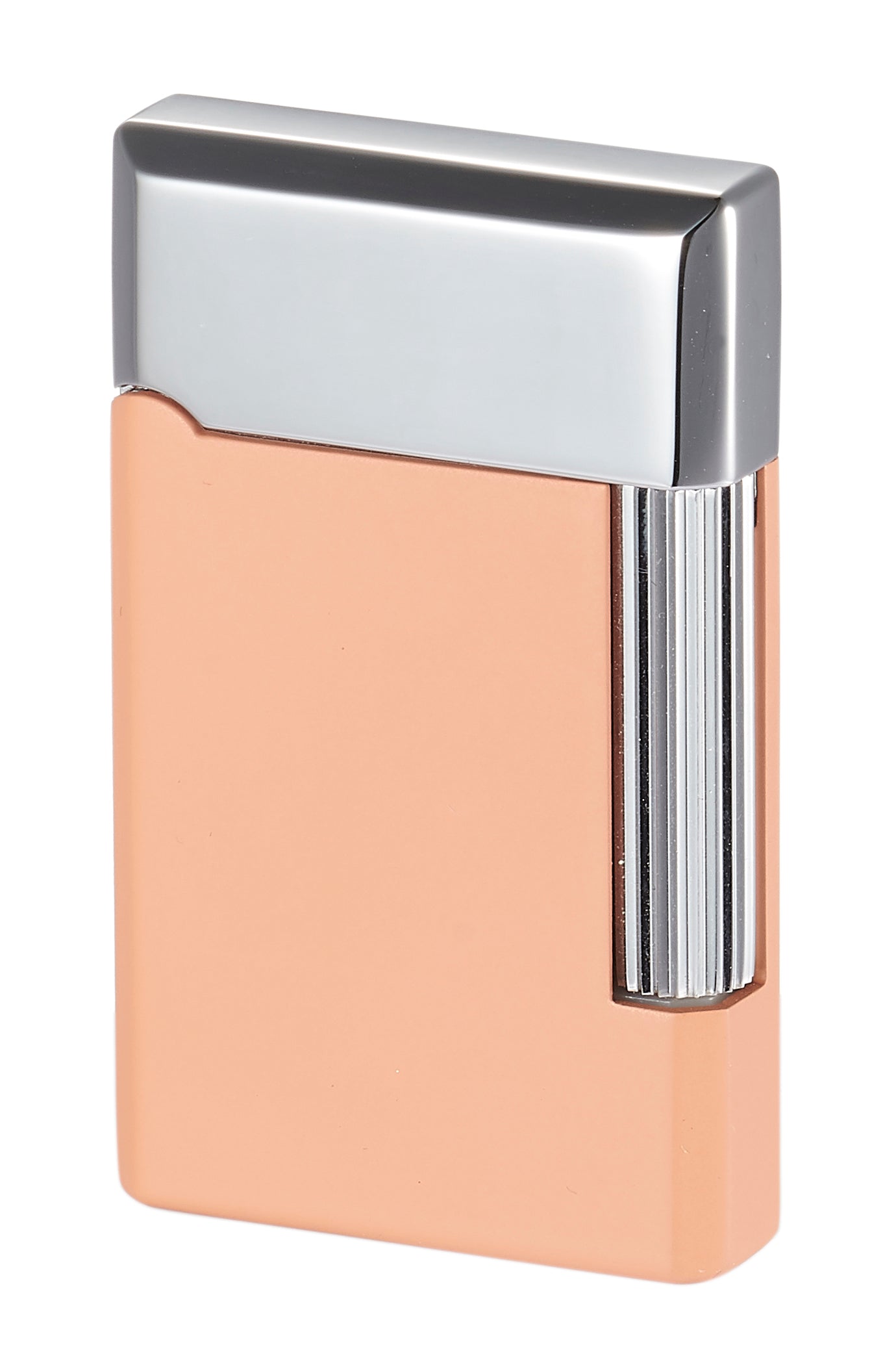 Visol Pyxis Salmon Flint Lighter - Windproof Refillable Butane Lighter for Outdoor Camping, Hiking & BBQ | Elegant Salmon Color Design