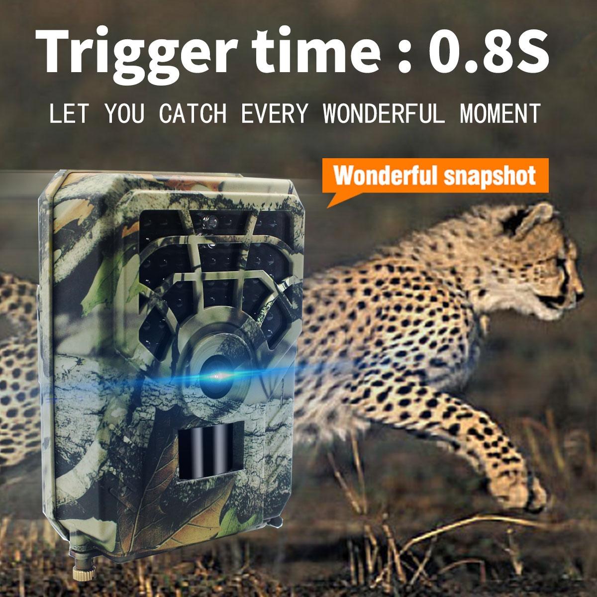 16MP HD Outdoor Hunting Game Camera with Night Vision & Motion Detection - Ideal for Wildlife Monitoring, Security Surveillance, and Hunting Trail Scouting