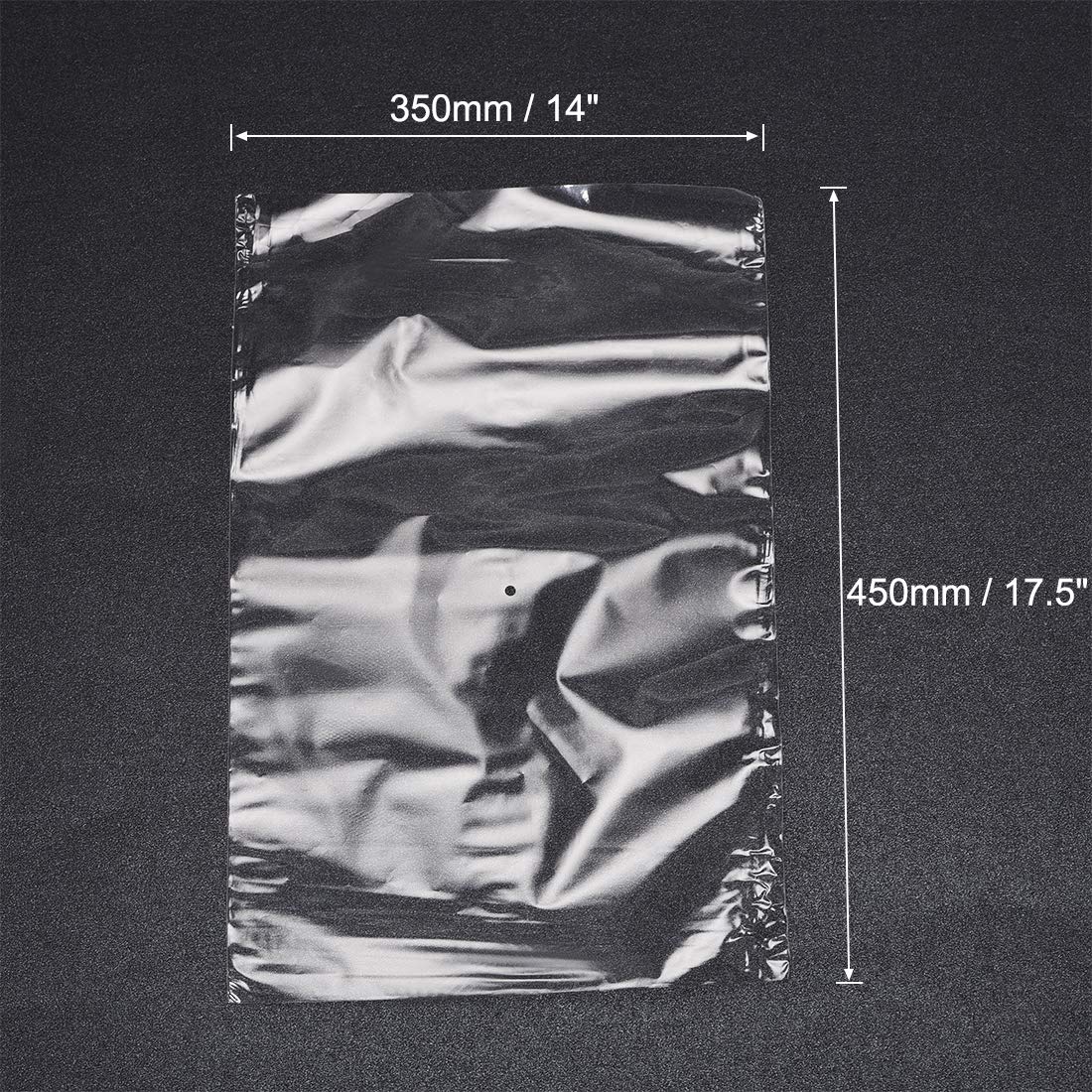 uxcell 17.5x14 Inch 100pcs Transparent Shrink Wrap Bags - Heat Shrinkable Packaging for Industrial, Retail & Ecommerce | Perfect for Product Bundling, Gift Wrapping & Shipping Protection